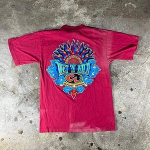 Vintage 90s single stitch wet n wild Australian water park graphic tee